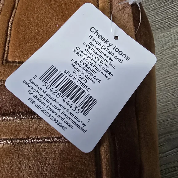 Brown and Pink Stuffed Animal Chocolate Bar - Picture 6 of 7